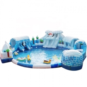 남극 테마 에어 풀장(22×24×6